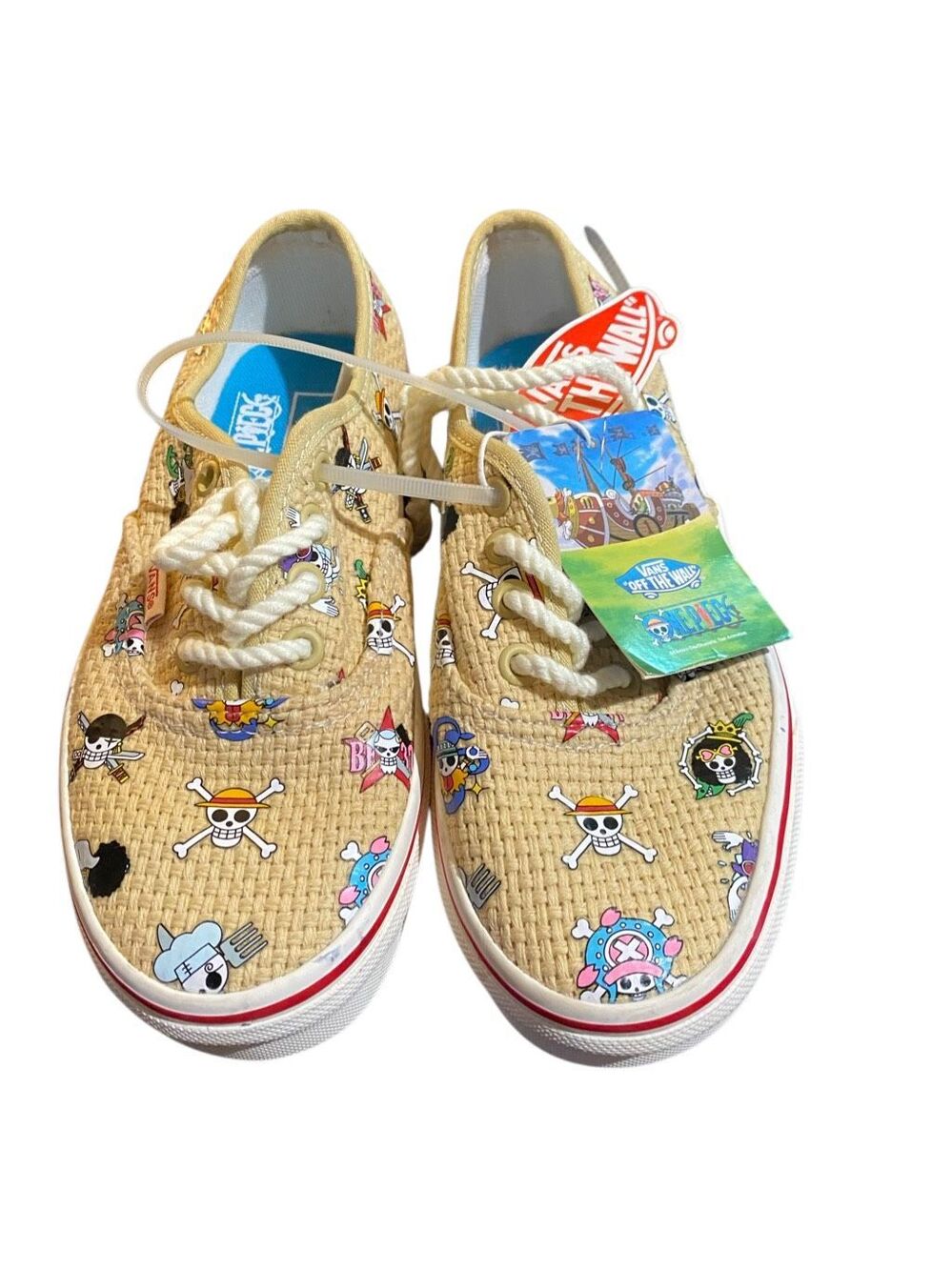 NWT vans one piece, authentic straw hat, crew, women’s sneaker 5 - Picture 3 of 7